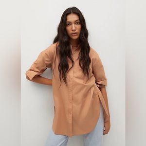 ▫️Mango▫️Oversized Cotton Shirt